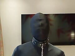 Dominate crossdresses masturbate