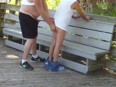 Abuelo y gordito: sexo público con maduros amateurs 2