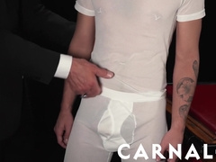 Cute Hot Dex Devall Is Barebacked By Hung Suited Dilf