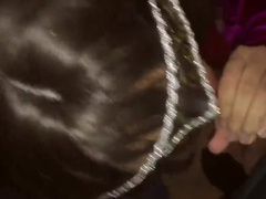 Crossdresser breezy deep throating black rod POINT OF VIEW