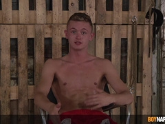 Gimp Oliver Wesley Got To Taste A Ultra-cute Hj By His Dom