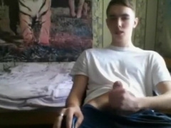 Horny Boy Jerking Off On Cam