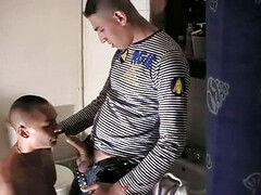 French twink fucked by straight arab in toilets