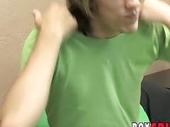 Shy twink dildo drilling masturbation
