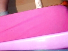 Teen gay yummy ass riding on my dildo