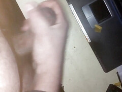 Jerking my cock and cum