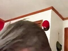 Daddy sucking my cock