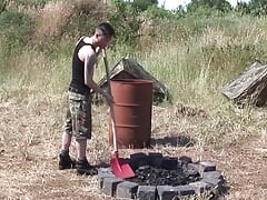 Raw Ass Fuck in the Military Camp