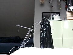 Fucking my ass on a stool