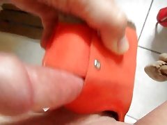 orange patform shoe getting fucked