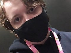 Ftm boy alone in the elevator