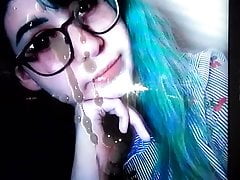 Cute girl Cum tribute