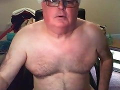 grandpa cum on webcam