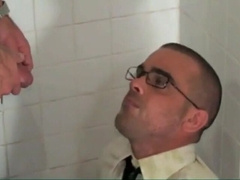 Providing the twunk a facial cumshot then a golden douche urinating urinate