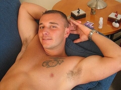 Anthony oozing machismo and pre-cum as well