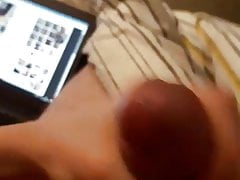 Andy wanking off over me again