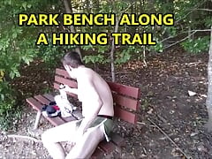 Caught Jacking Off on a Park Bench AUG 2016
