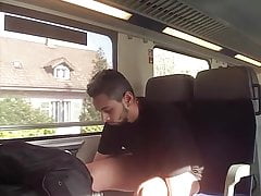 SBahn Wixxer Wichsen Spritzen 1