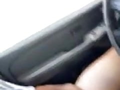 Panty jerking in public