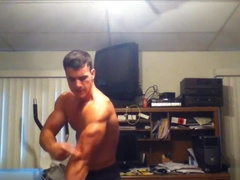 Young muscle hunk worship 1