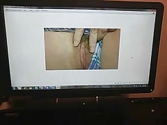 Little dick fat guy stroking