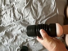 My cock just fits my toy