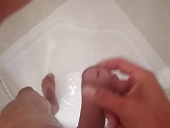 In der Dusche im Urlaub