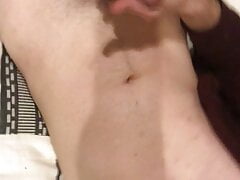 Jerking it and leaking precum (no cumshot)
