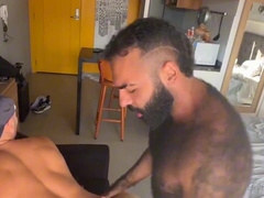 Hairy Stud Fucking Hot Bottom