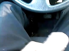 pajote y corrida en el coche.