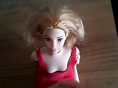 Barbie cum shower