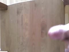 Unloading my pumped cock