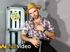 Cowboy with big hairy dick cumming roughly - Louis Ferdinando (full video)