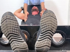 MY HOMIES SOLES - Furry teddy Daniel S finds out kittles on his size 11 soles