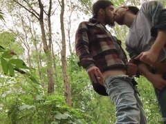 two Rednecks Inhale Spear and Gulp a Pile of Urinate Outdoors