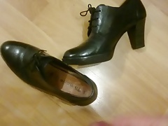 cum over shoes of gf