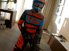 Snuffle, gobble, stomp by mates mx shoes and getting wanked off