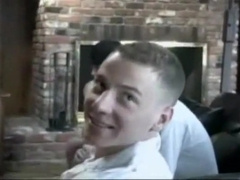 Young Marine Takes A Dick For First Time