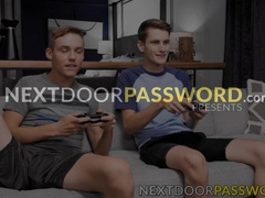 Bisexuals Jack Bailey and Trevor Harris hungrily devour and share hunk Damien Whites cock