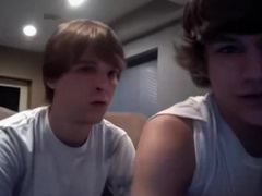 Three Friends Experimenting On Webcam