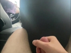 Privately milking while on a road journey with pals