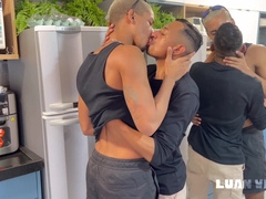 Married Heterosexual Neighbor, came to ask for a glass of Milk, and left with his booty total!!!