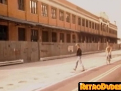 RetroDudes.com - Old school homo breeds intensely after sensual blowjob