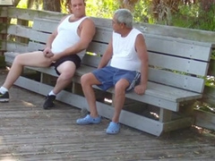 Mature Gay Couple Has Interracial Bareback Sex Outdoors1g