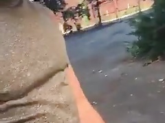 He jerks off on a parking lot