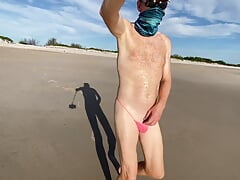 Panties at the beach