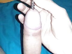 Hard sounding my cock
