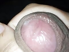 Second handjob of the night with pre-cum and cum at the end