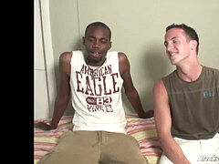 Jason milky Takes ebony spunk-pump Like A Champ