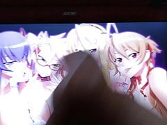 Highschool of the Dead girls - Cum Tribute